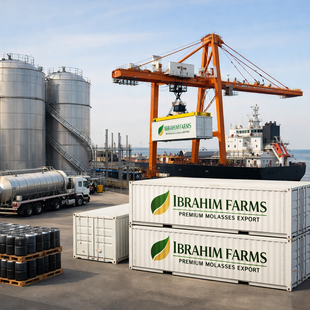 ibrahim farms molasses export